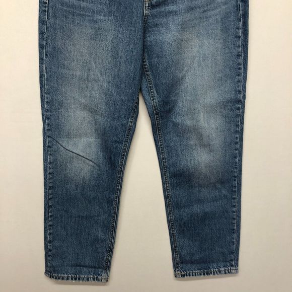 Gap Denim Women Sky High Straight Jeans Size 10 / 30R Cotton Blend Blue M109 -4 - Picture 10 of 13